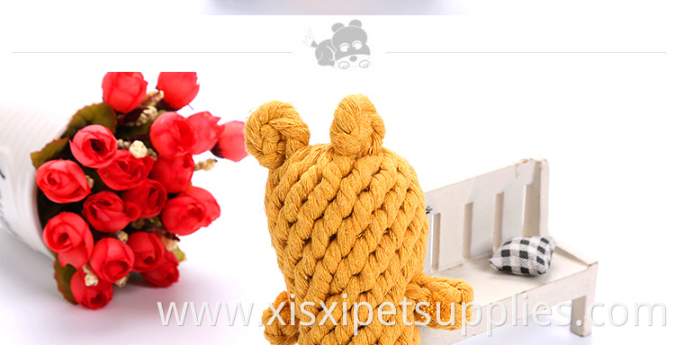 Cute mouse Models Cotton Pet Toys for Teath Dog Rope Toy